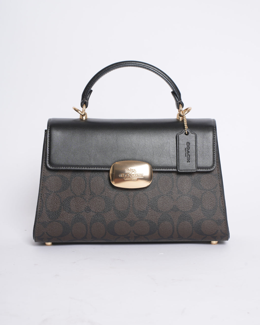 Coach Eliza Monogram Top Handle Bag