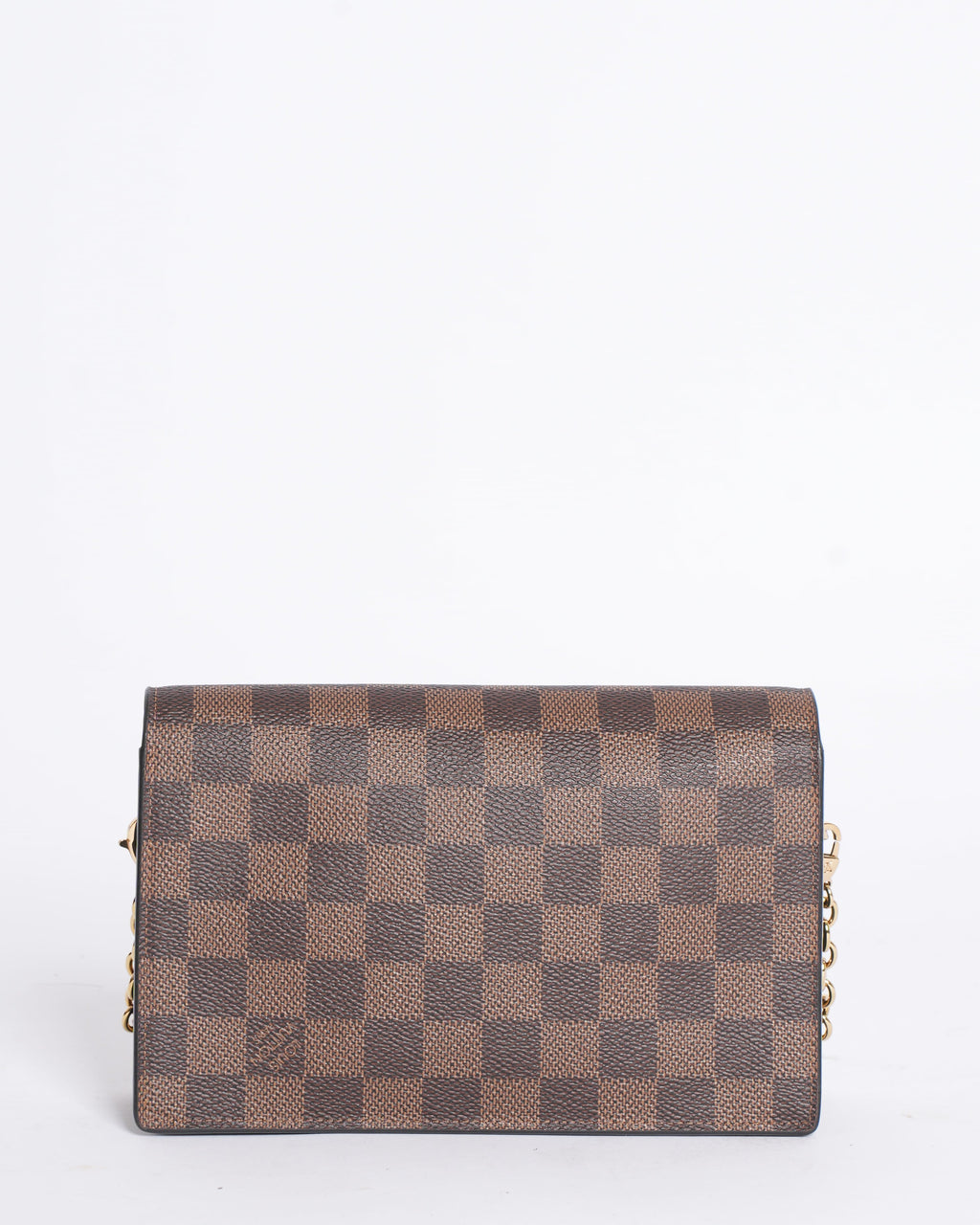 Louis Vuitton Vavin Chain Wallet in Damier Ebene Canvas