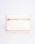 Tom Ford Off-White Zipper Hand Clutch Bag