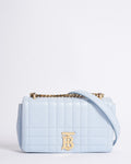 BURBERRY Blue Lola Small Leather CrossBody Bag