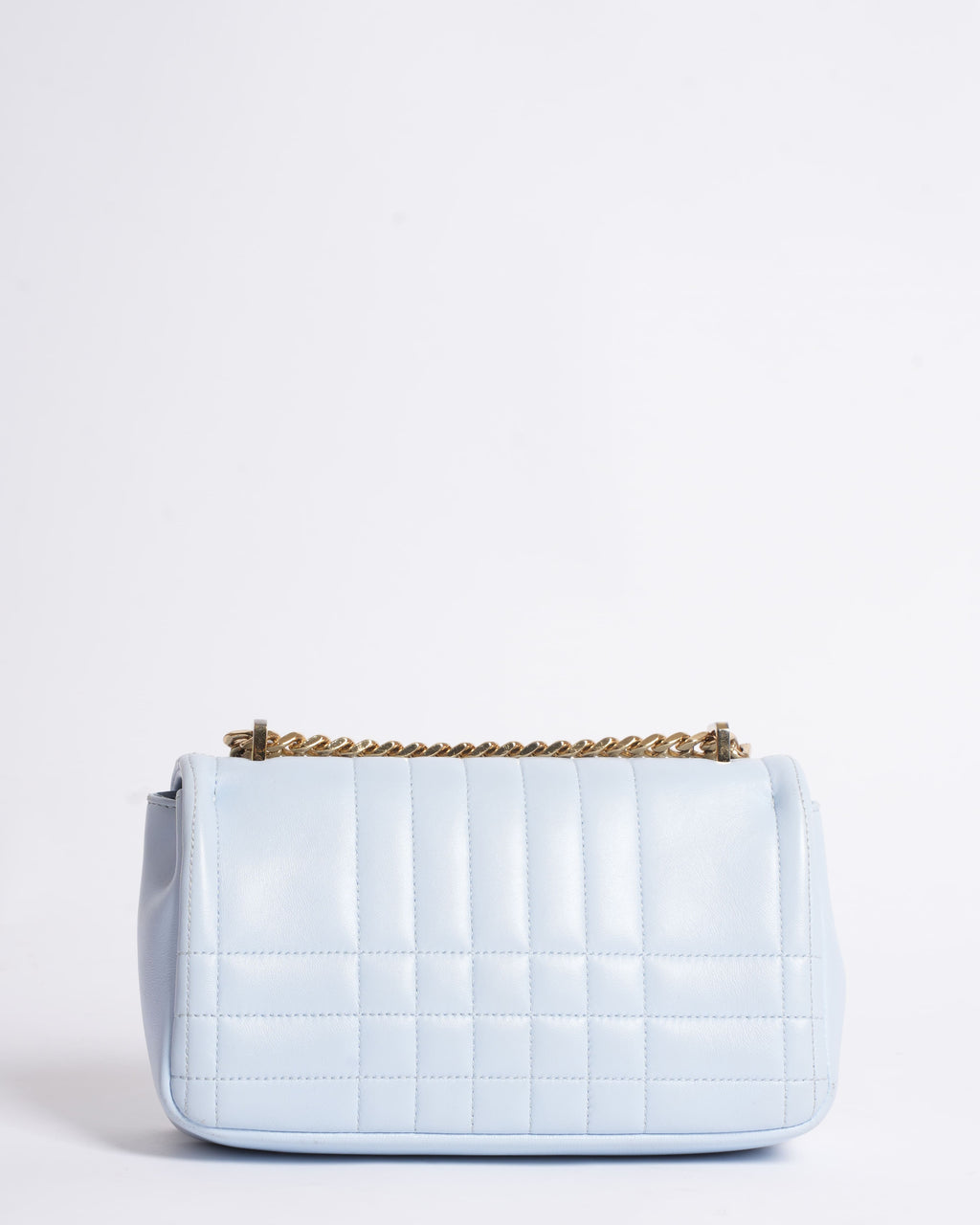 BURBERRY Blue Lola Small Leather CrossBody Bag