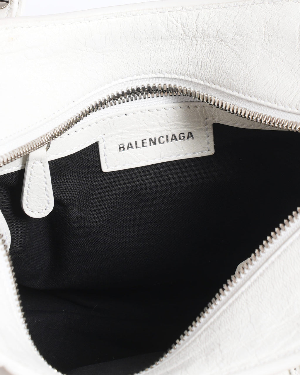 Balenciaga cagole Ivory studded crossbody carrycity medium bag