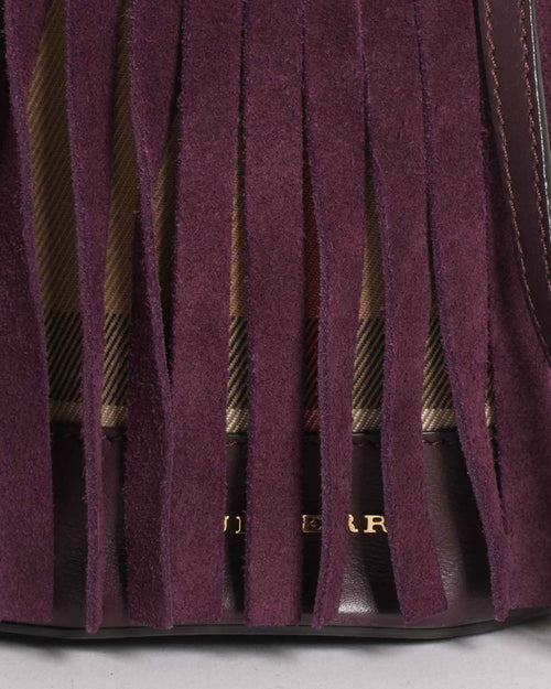 Burberry fringed armcandy bag