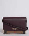 Burberry Hampshire House Check Crossbody Bag