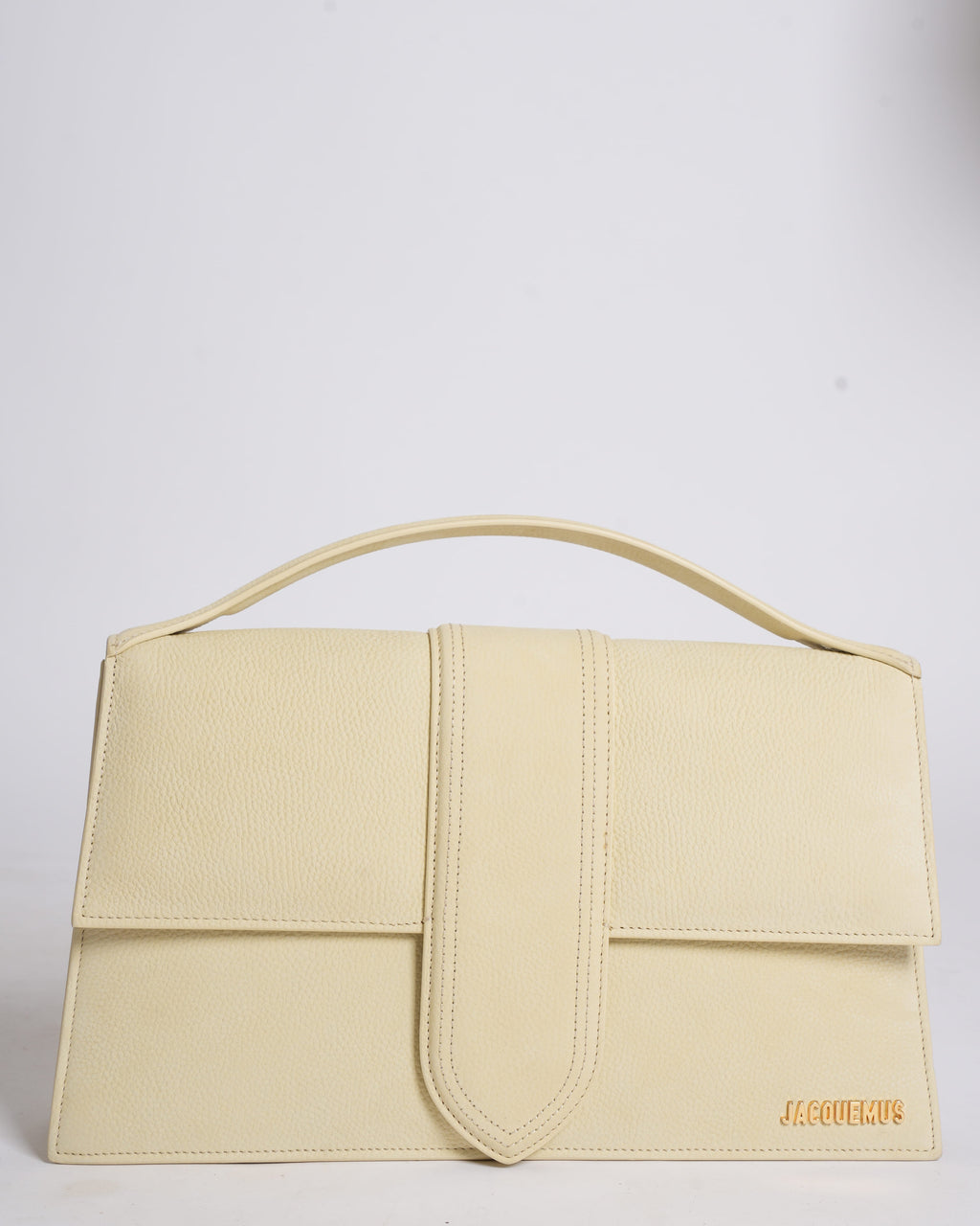 New Jacquemus Le Grand Bambino in Butter Yellow