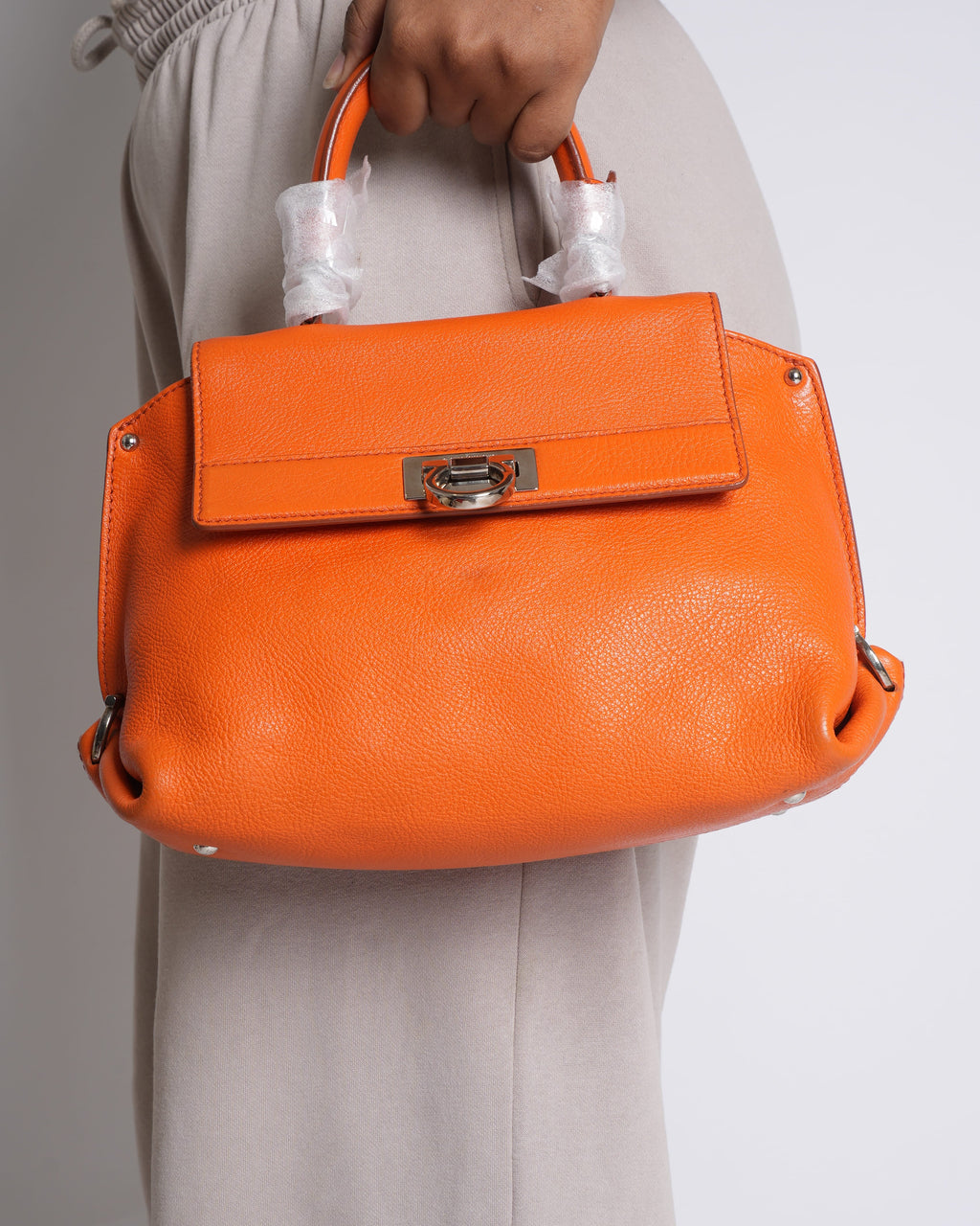Salvatore Ferragamo Orange Crossbody