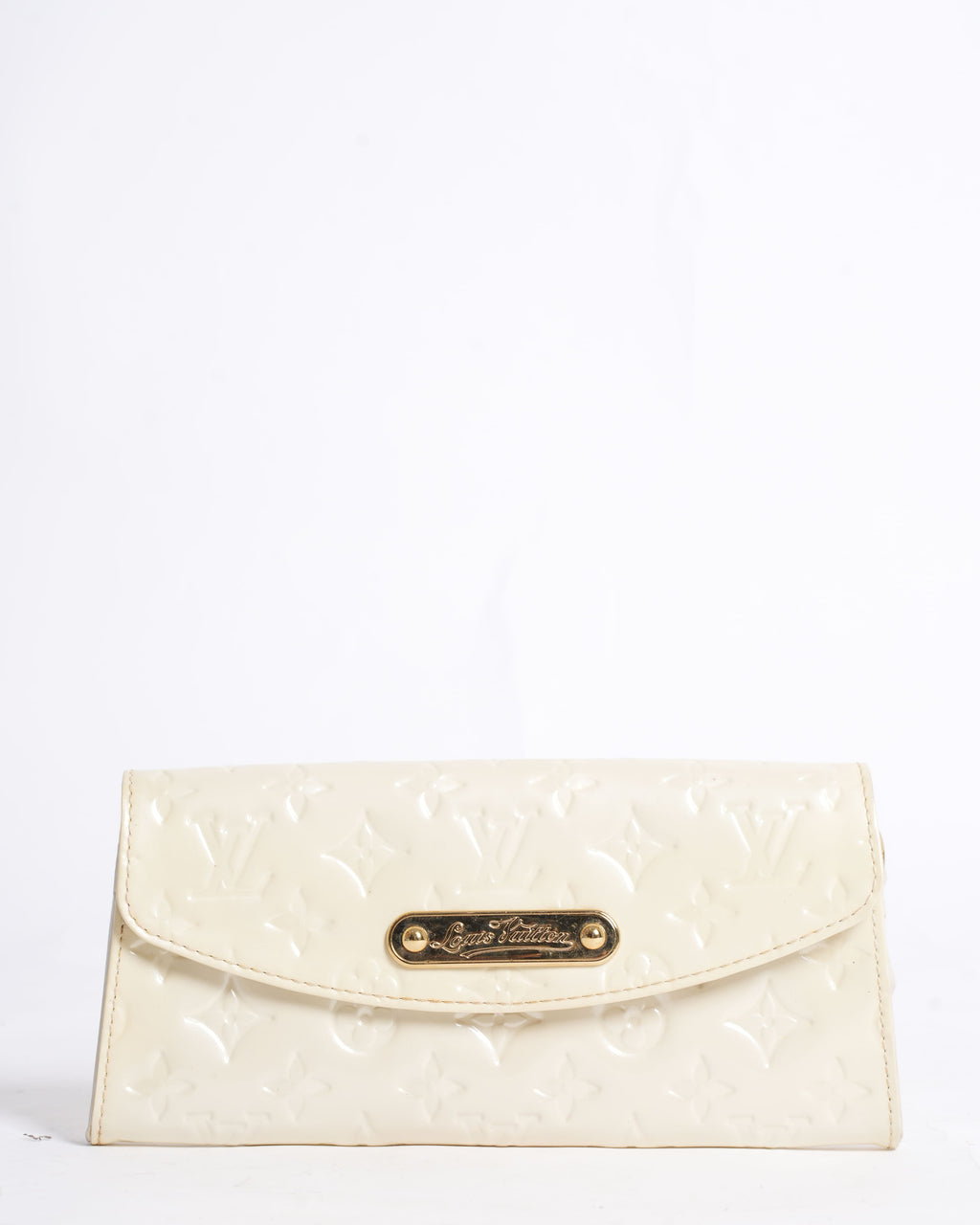 Louis vuitton sunset boulevard patent leather Clutch bag