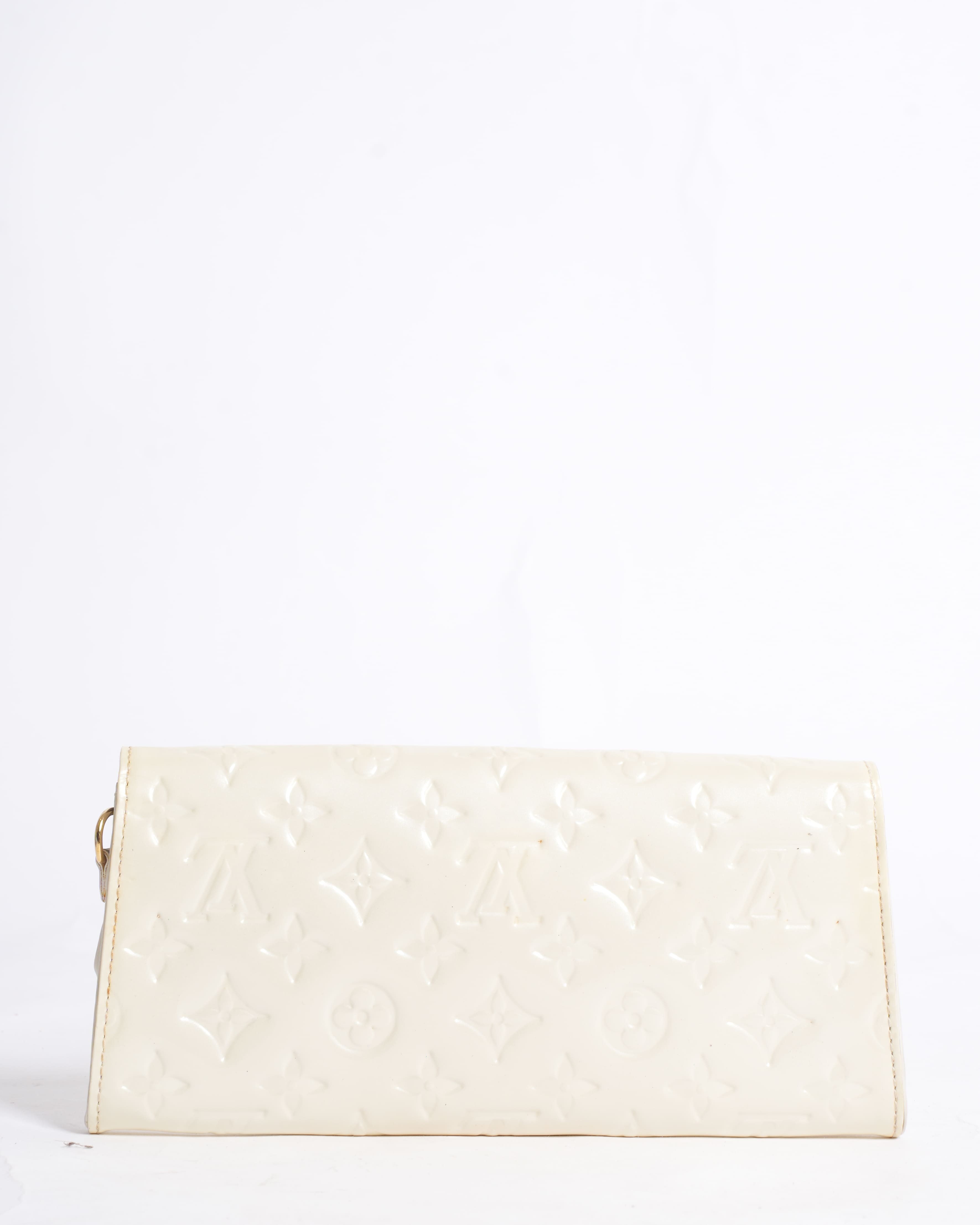 Louis vuitton sunset boulevard patent leather Clutch bag