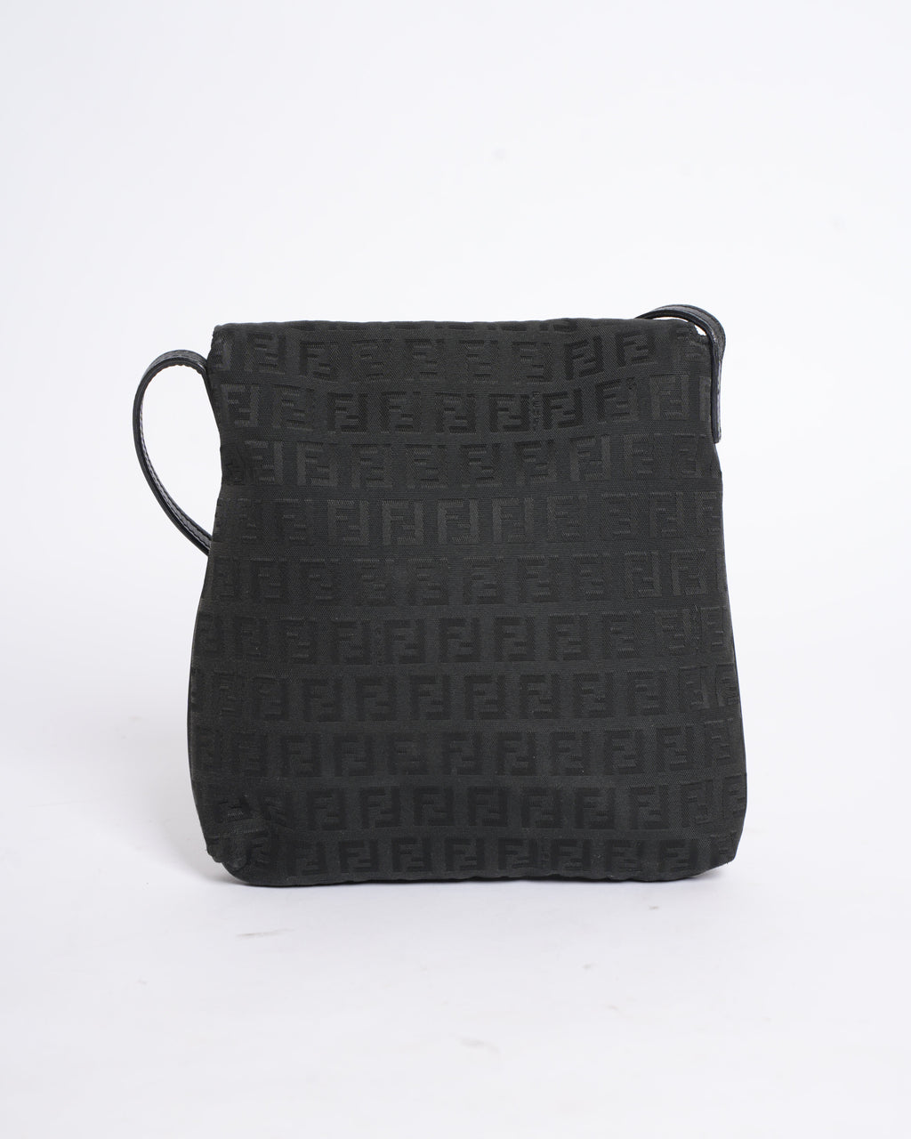 Fendi Zucchino Monogram Crossbody in Black