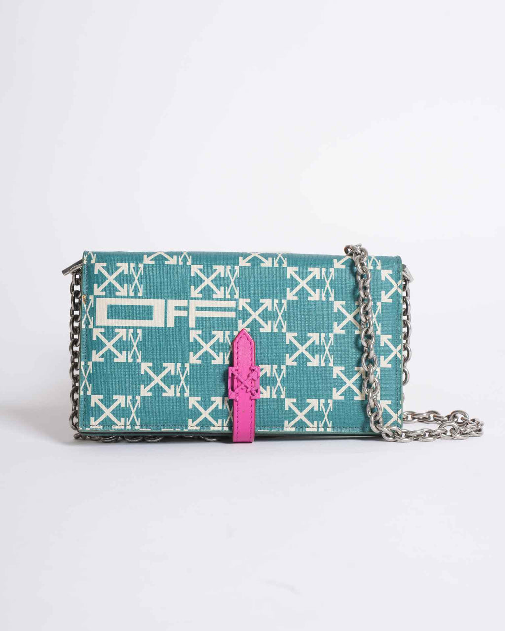 New  Off-White Green Crossbody Bag