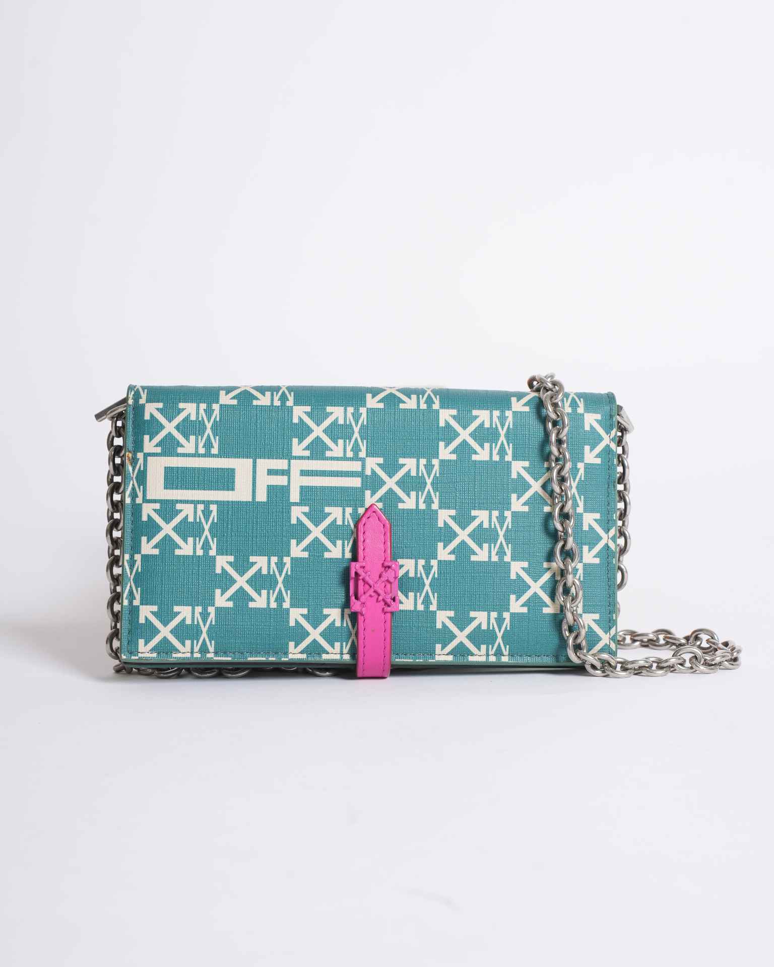 New  Off-White Green Crossbody Bag
