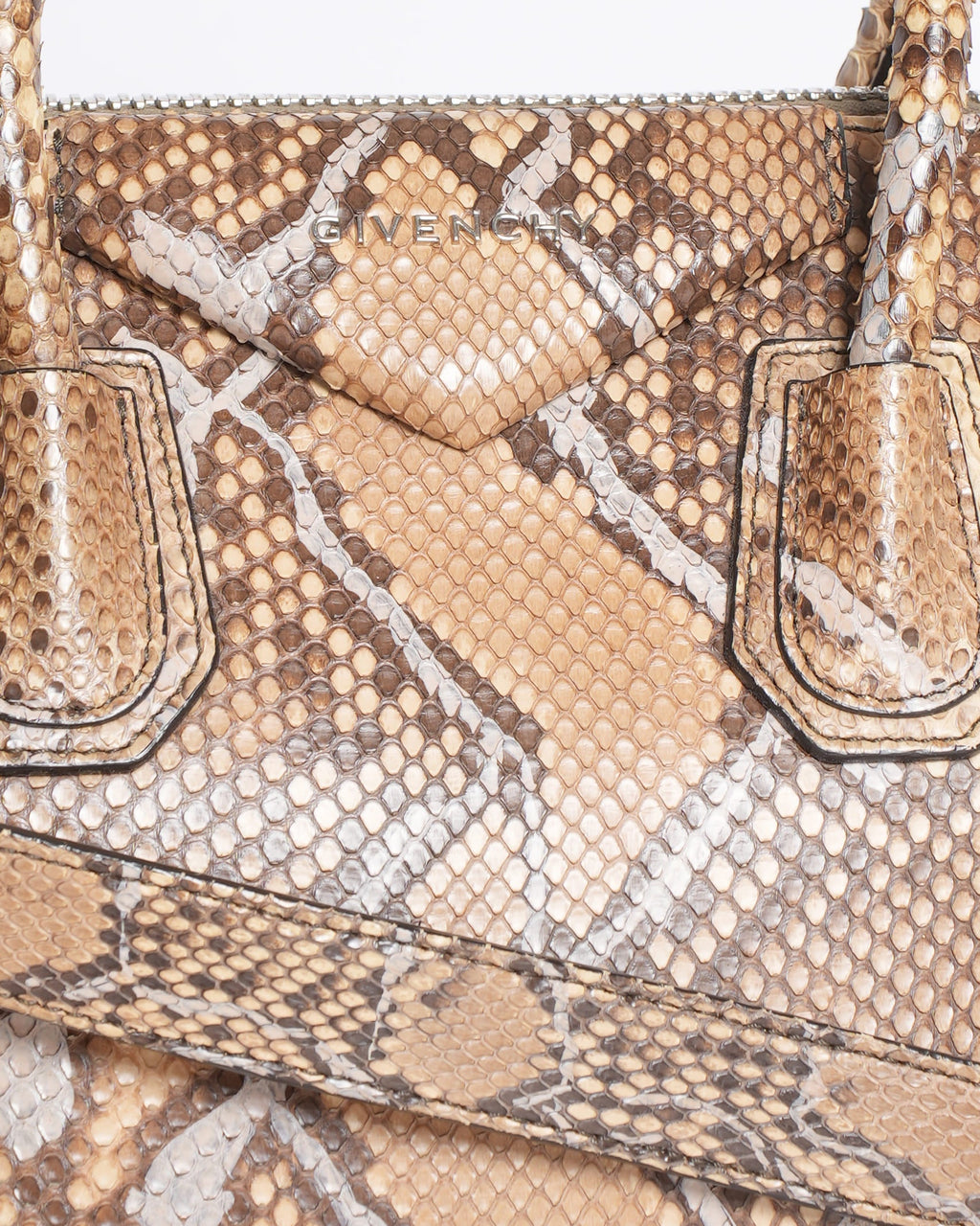 Givenchy Mini Antigona Python Satchel Bag