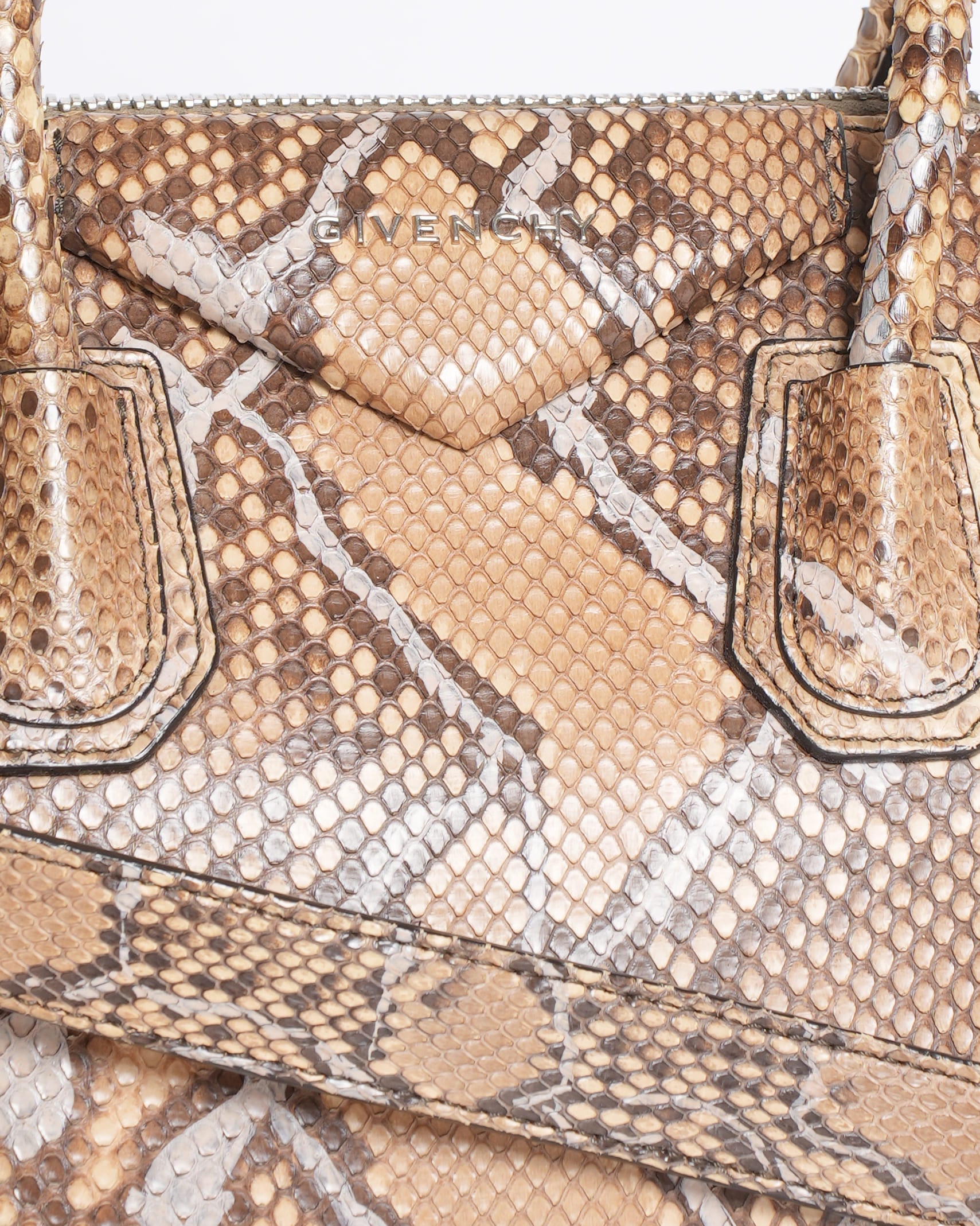Givenchy Mini Antigona Python Satchel Bag