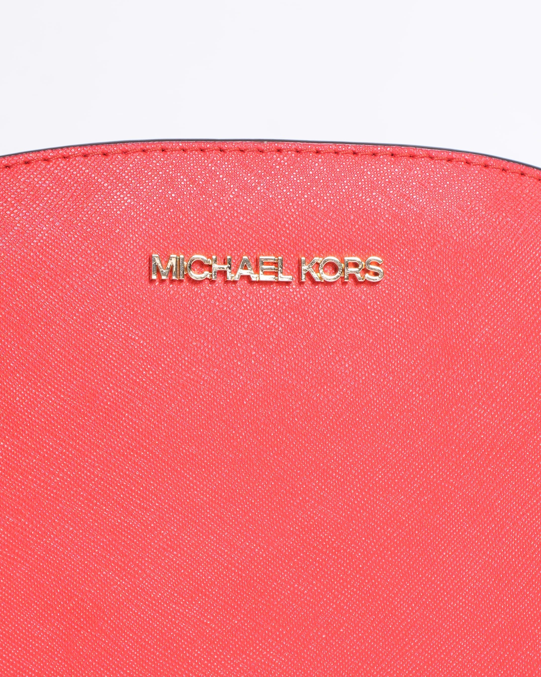 New Michael Kors Oval Crossbody in Red