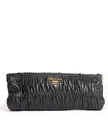 Prada Black FLap Clutch