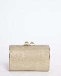 Jimmy Choo metallic small clutch