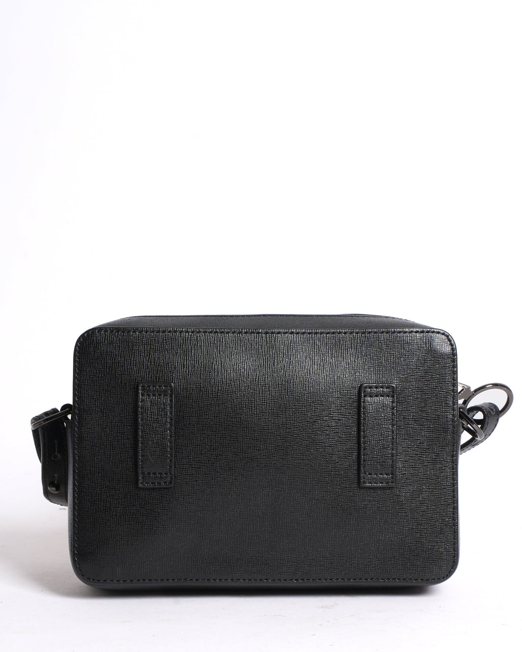 Off white Diagonal Stripe Leather Crossbody