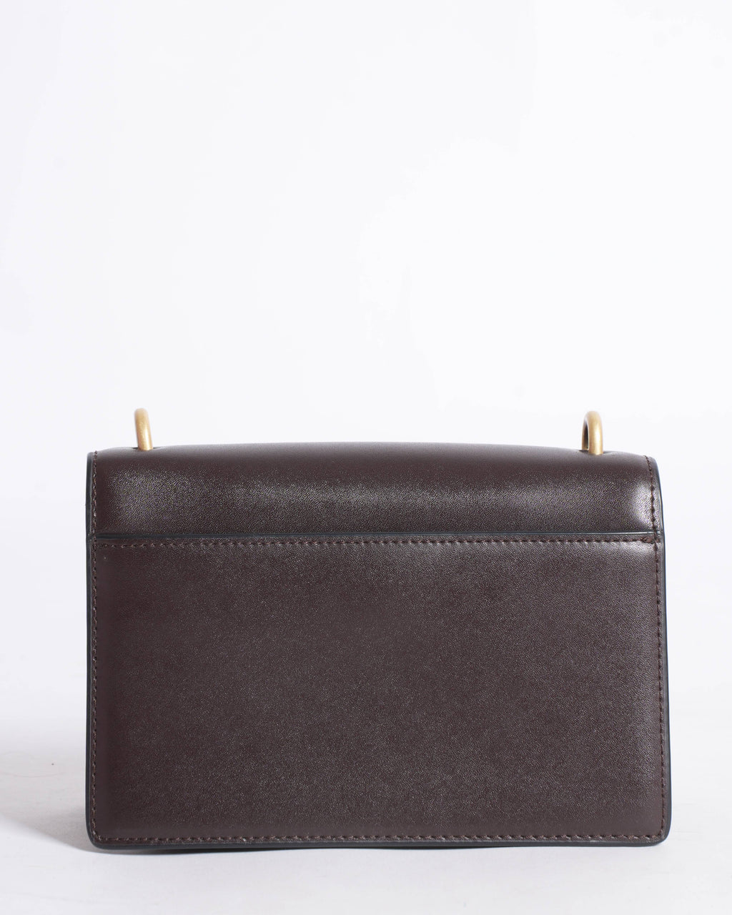 Karl lagerfeld brown leather crossbody bag