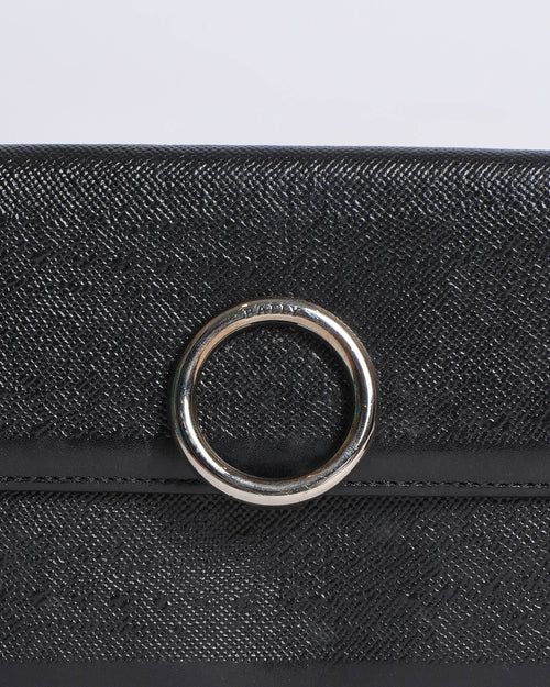 Bally long wallet with crossbody strap