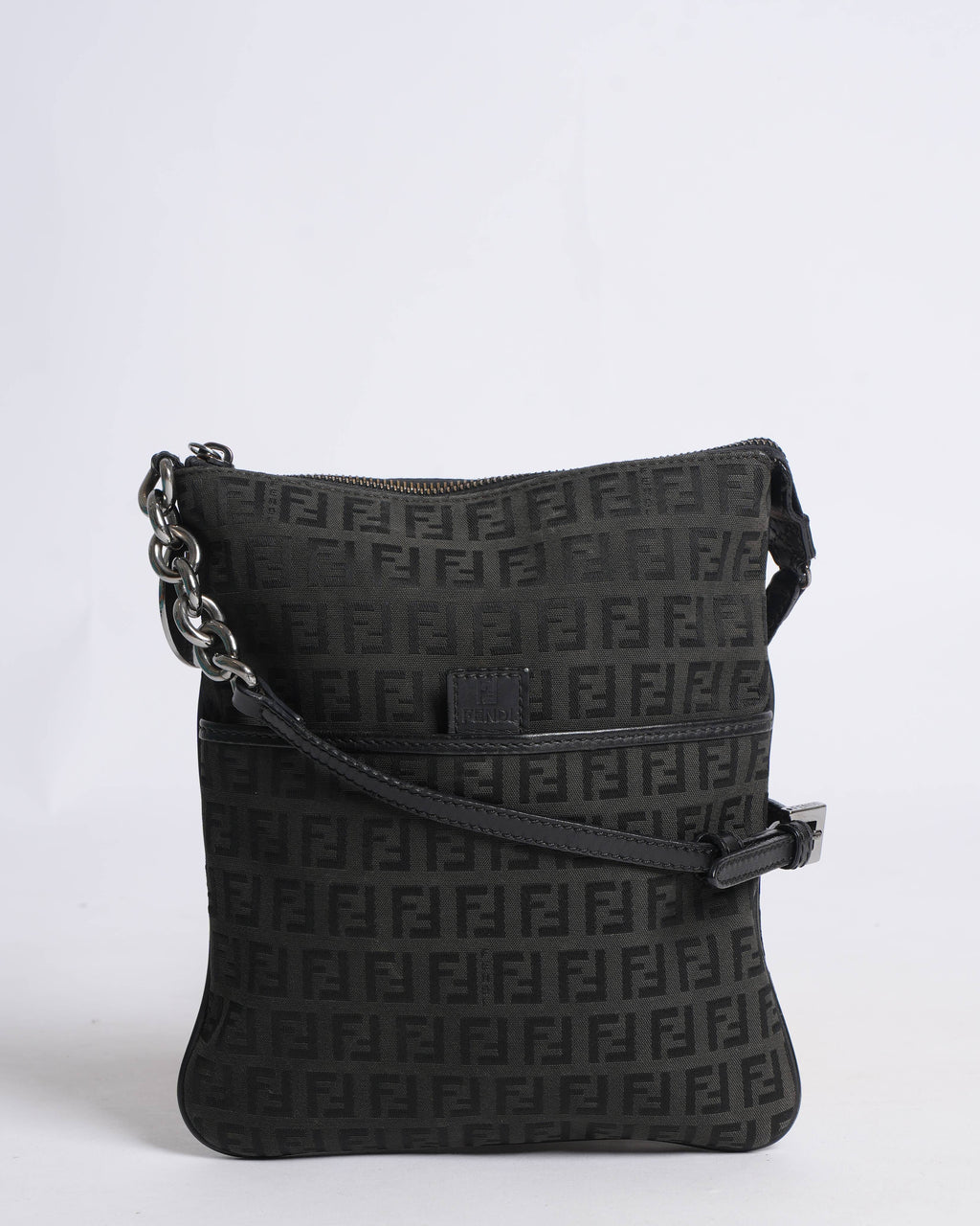 Fendi  Zucchino FF Crossbody Bag Vintage