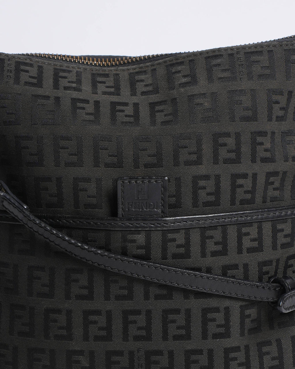 Fendi  Zucchino FF Crossbody Bag Vintage