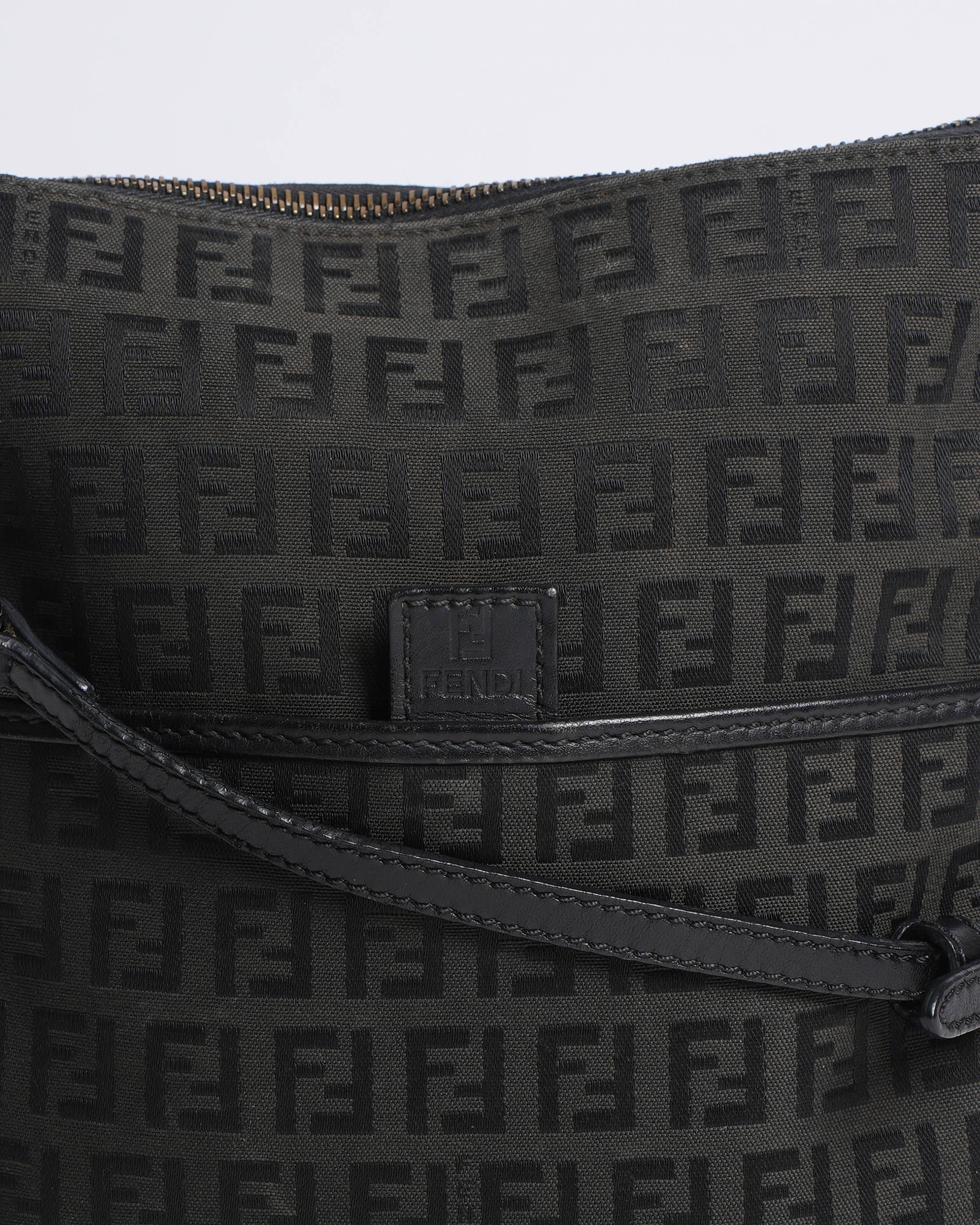 Fendi  Zucchino FF Crossbody Bag Vintage