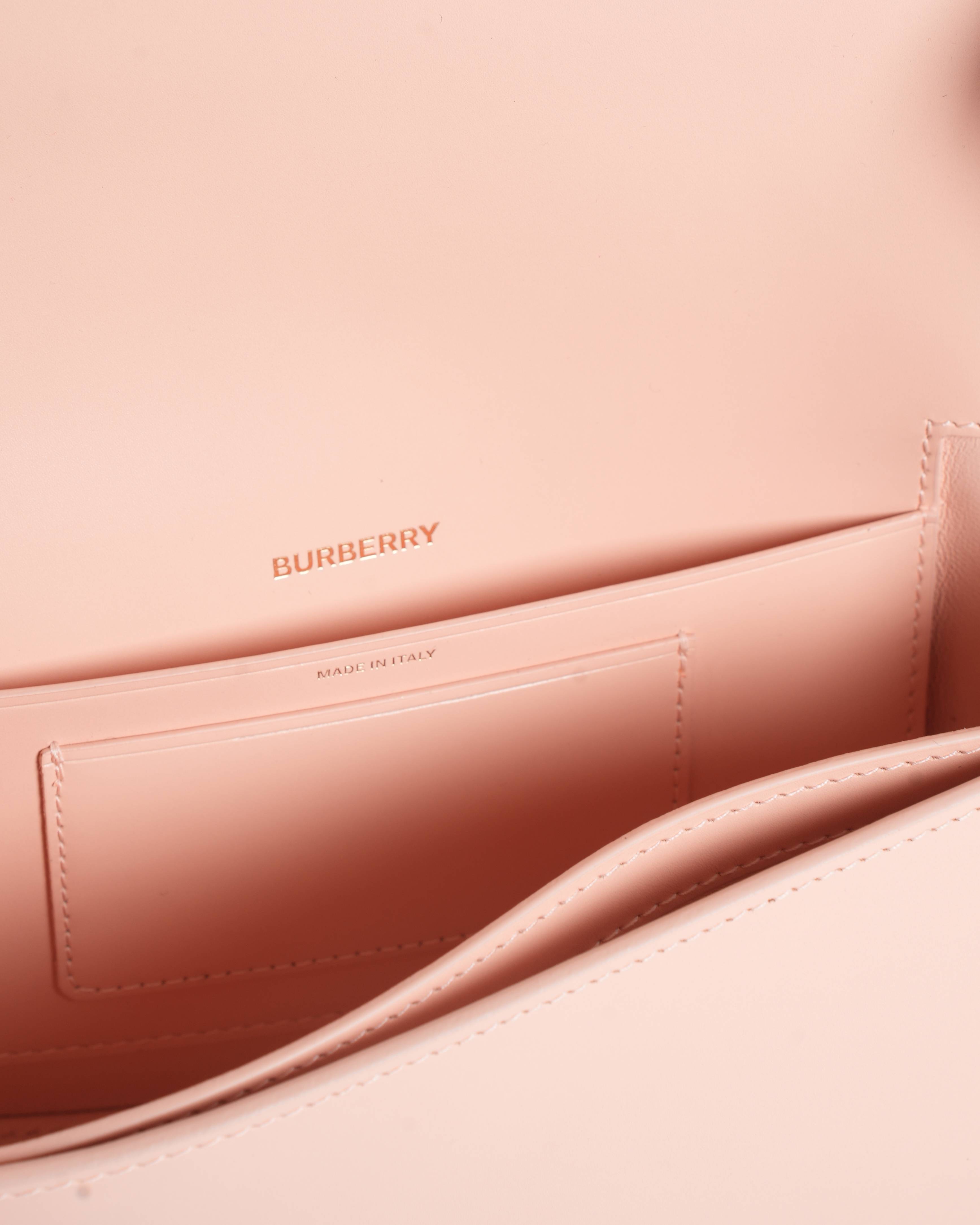 New Burberry olympia Crossbody bag in pink