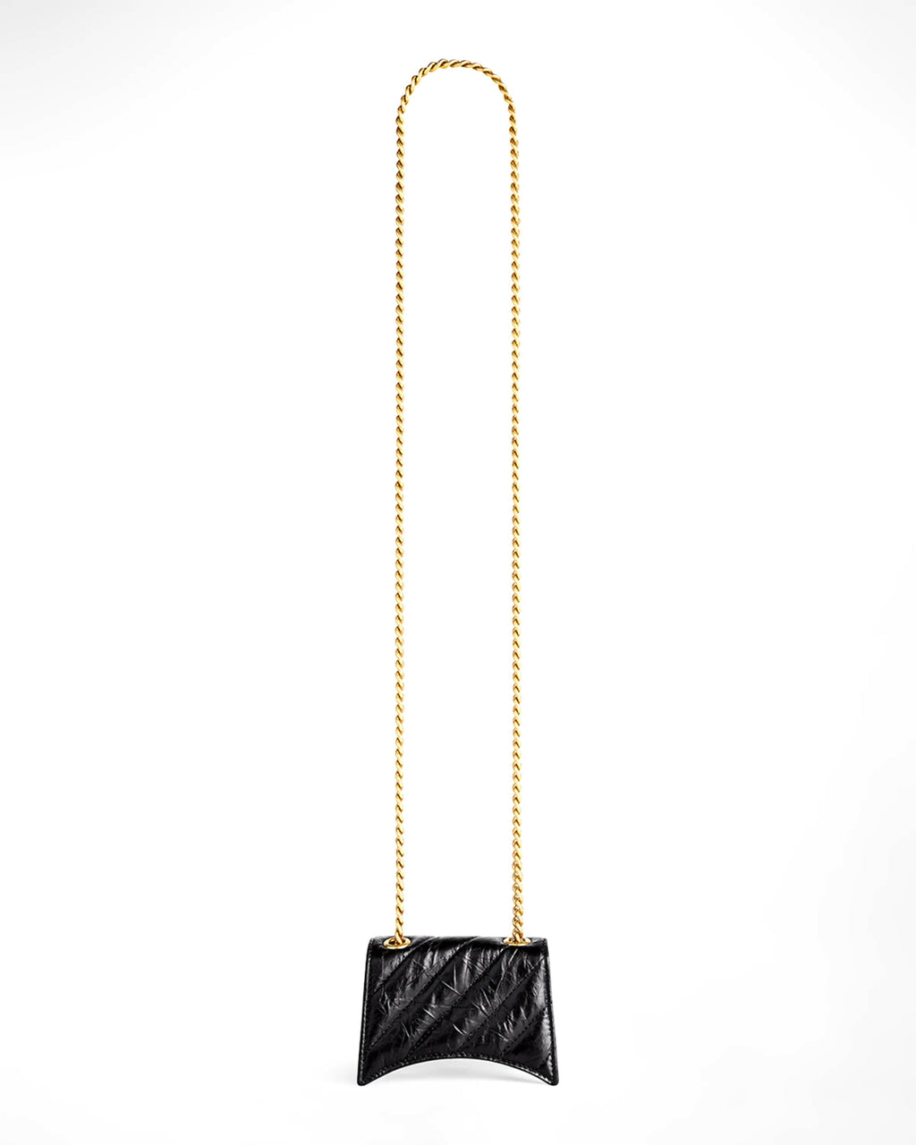 BALENCIAGA CRUSH QUILTED CALFSKIN MINI CHAIN BAG