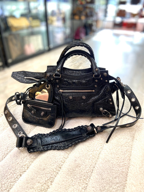 BALENCIAGA NEO CAGOLE CITY SMALL HANDBAG