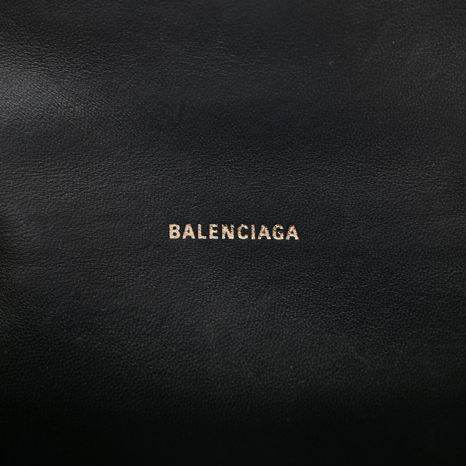 BALENCIAGA SHINY CALFSKIN CROC EMBOSSED MINI HOURGLASS BAG