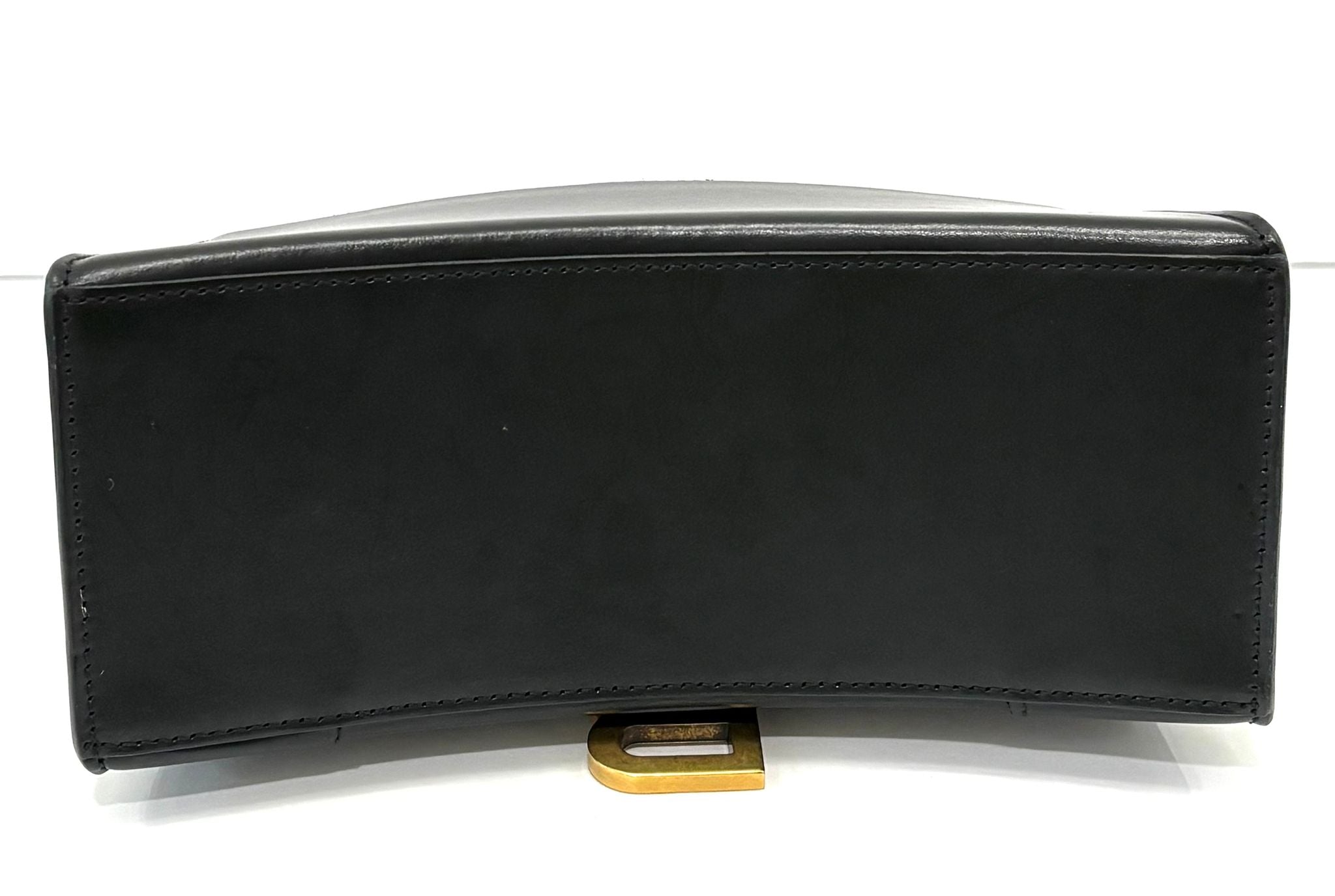 BALENCIAGA HOURGLASS SMALL BOX LEATHER TOP HANDLE BAG