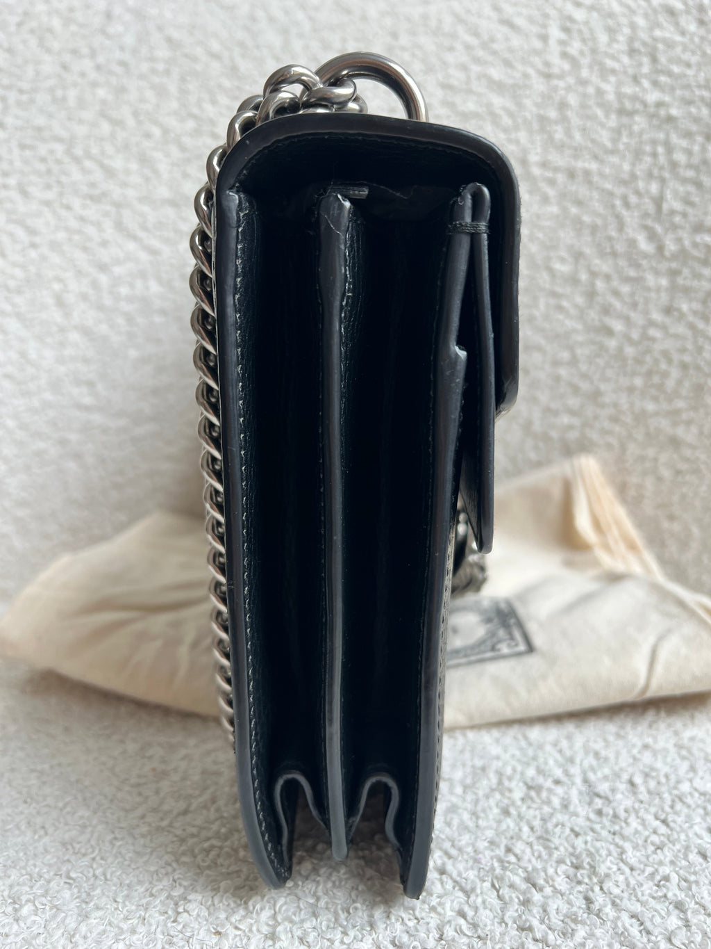Gucci Dionysus GG Black Small Shoulder Bag (RRP £2,670)
