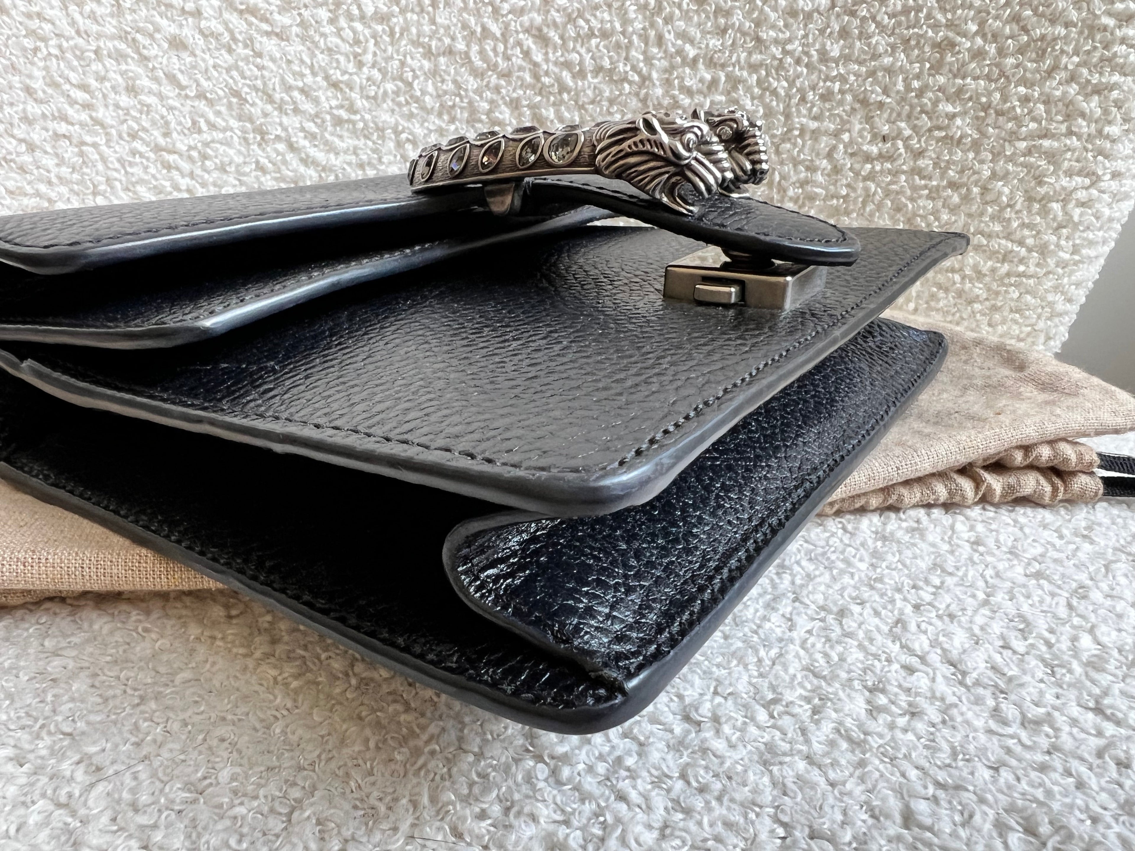 Gucci Dionysus Black Mini Bag (RRP £2050)