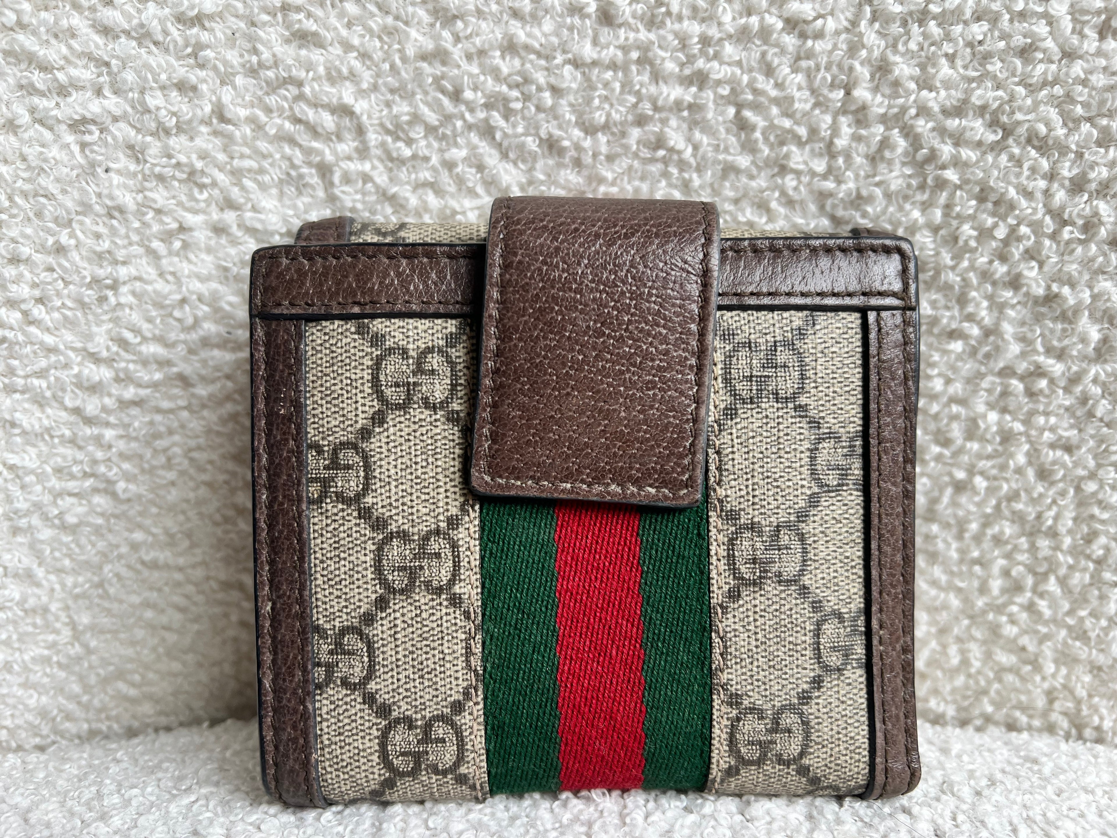 Gucci Ophidia Supreme French Small Wallet Purse