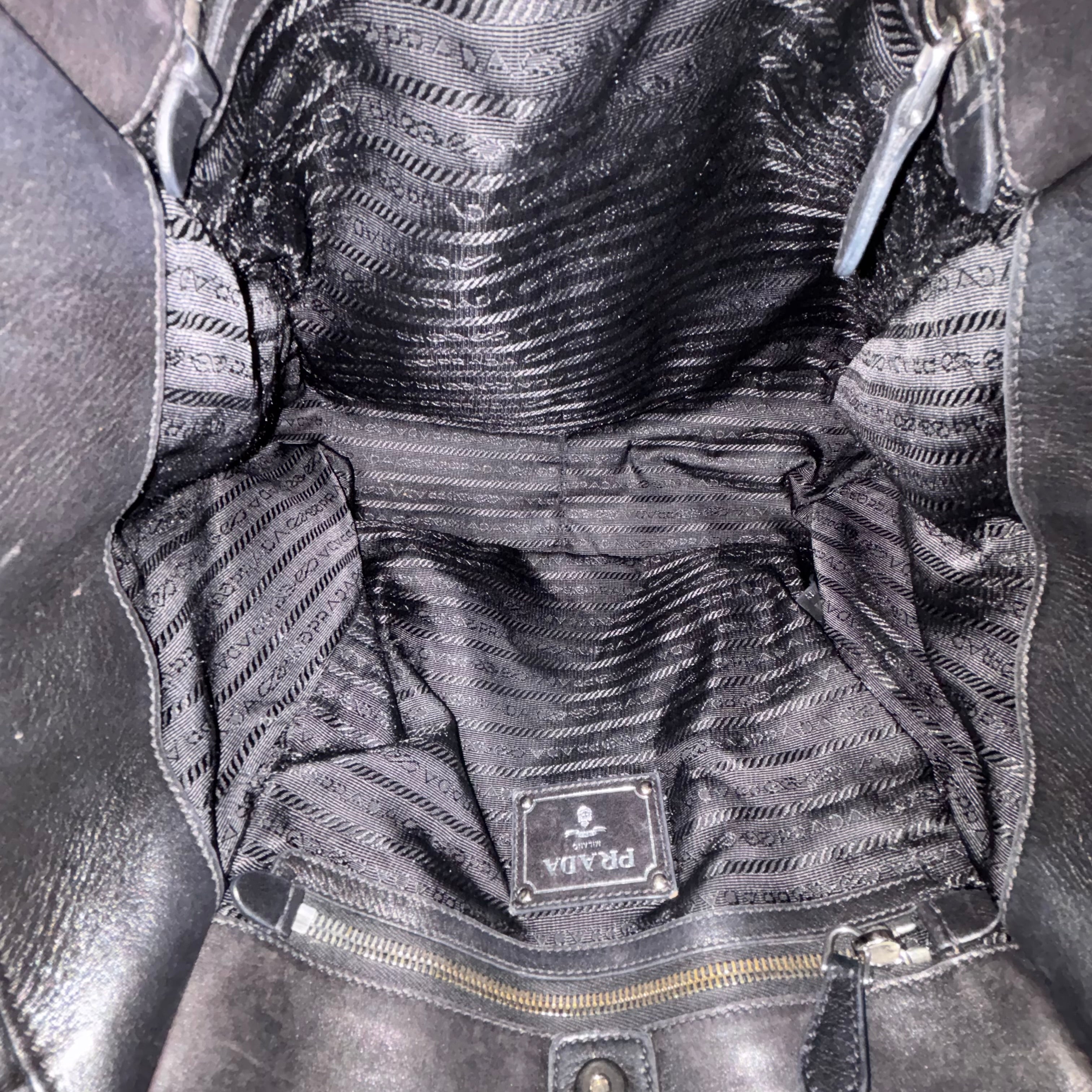 PRADA Prugna Soft Calf Easy Tote