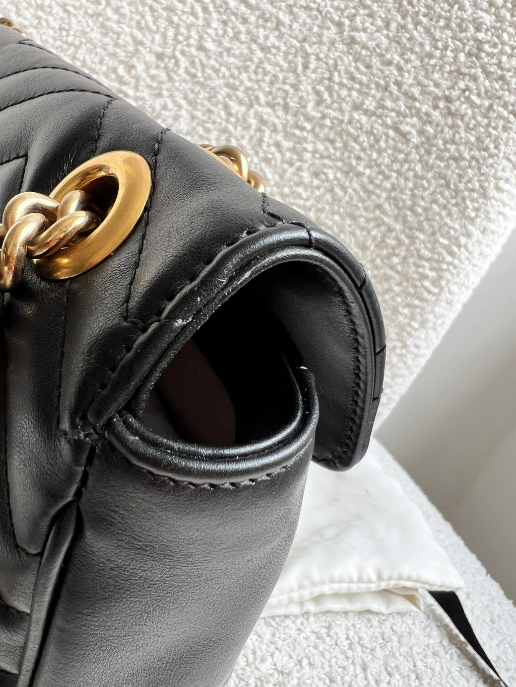 Gucci GG Black Marmont Small Shoulder Bag (RRP £2070)