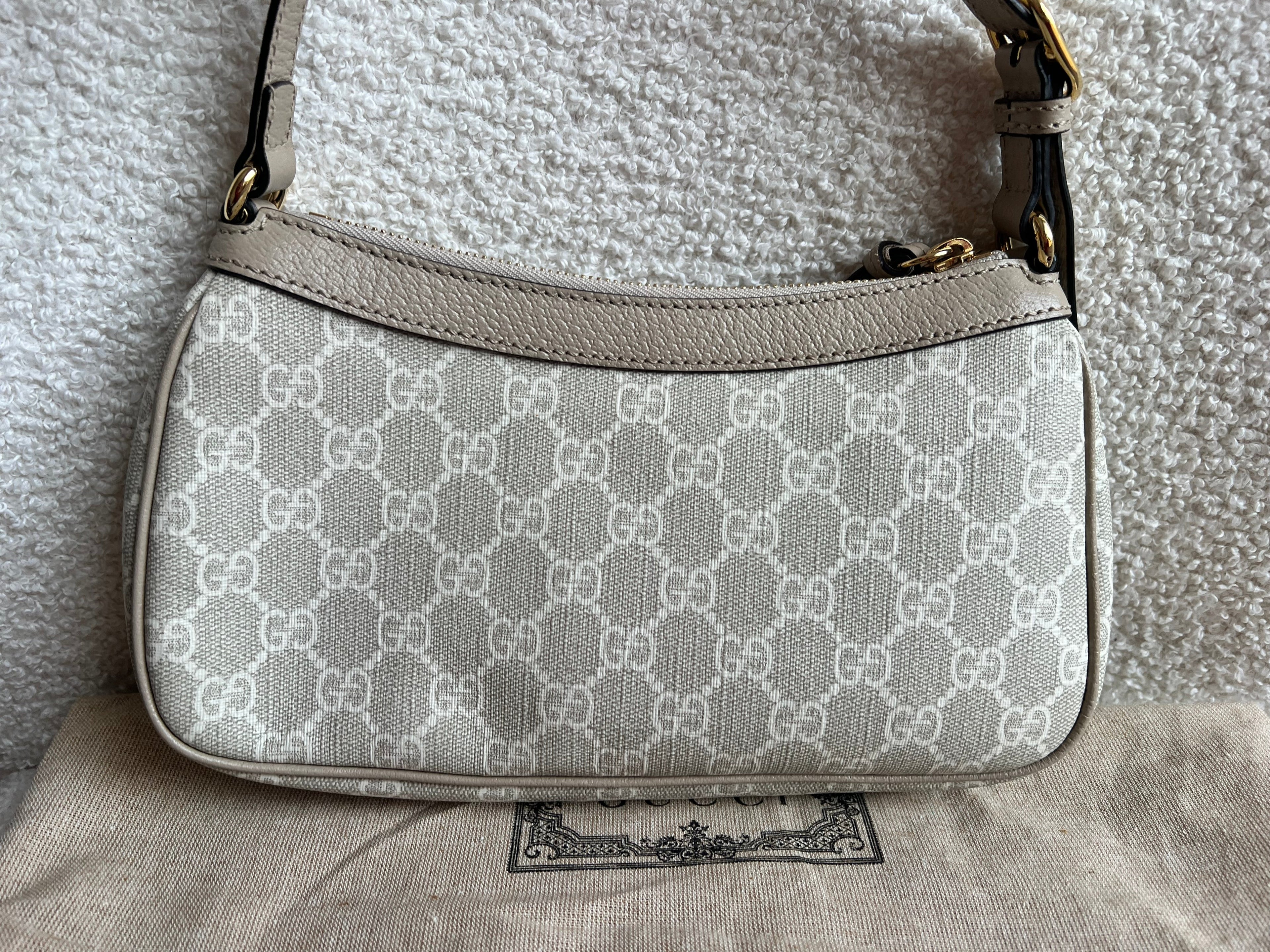 Gucci Ophidia GG Beige Supreme Shoulder Bag (RRP £930)
