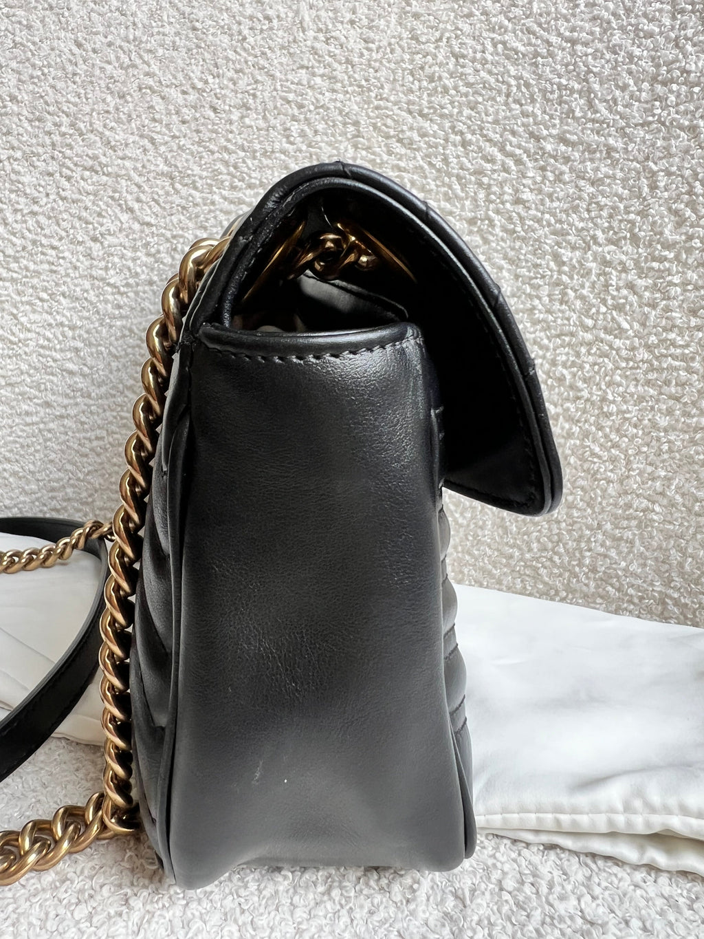 Gucci GG Black Marmont Small Shoulder Bag (RRP £2070)
