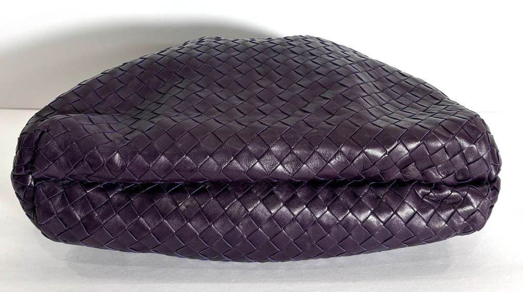 BOTTEGA VENETA INTRECCIATO WOVEN NAPPA LEATHER DRAWSTRING BAG