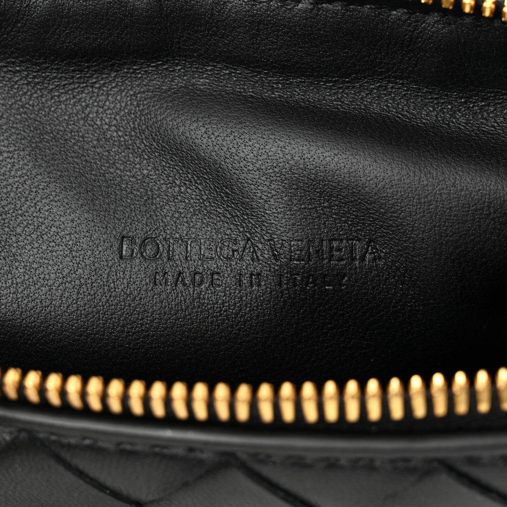 BOTTEGA VENETA CALFSKIN LEATHER INTRECCIATO MINI WALLACE BAG