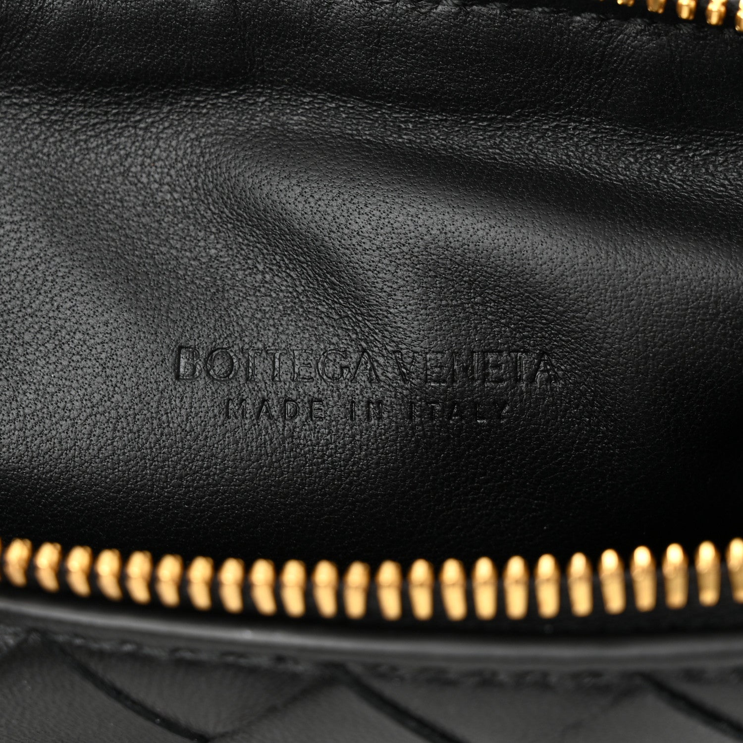 BOTTEGA VENETA CALFSKIN LEATHER INTRECCIATO MINI WALLACE BAG