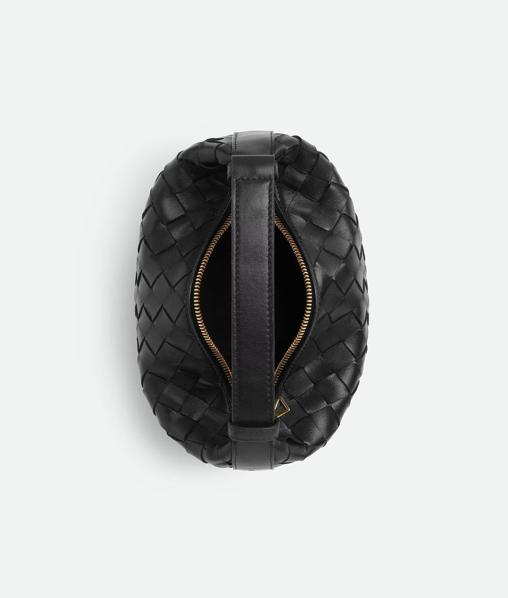 BOTTEGA VENETA CALFSKIN LEATHER INTRECCIATO MINI WALLACE BAG
