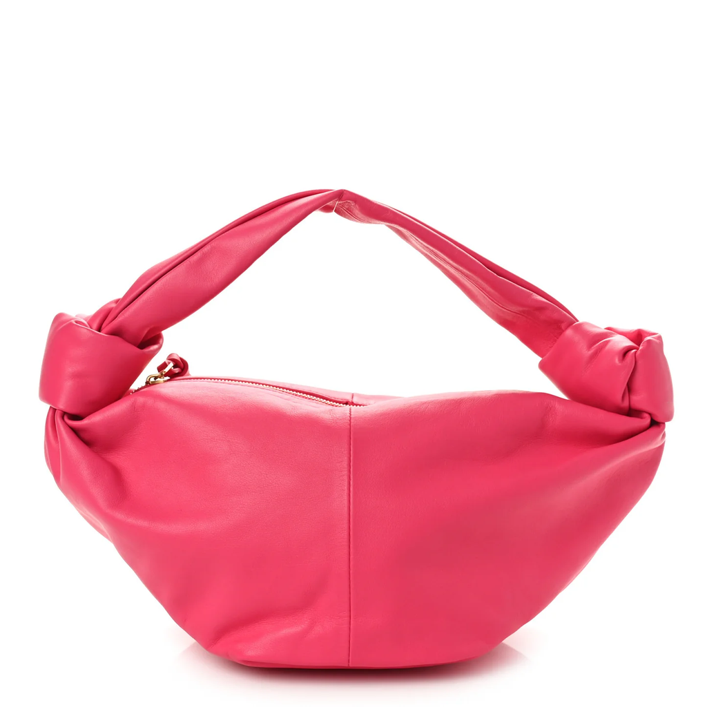 BOTTEGA VENETA CALFSKIN MINI DOUBLE KNOT HANDBAG