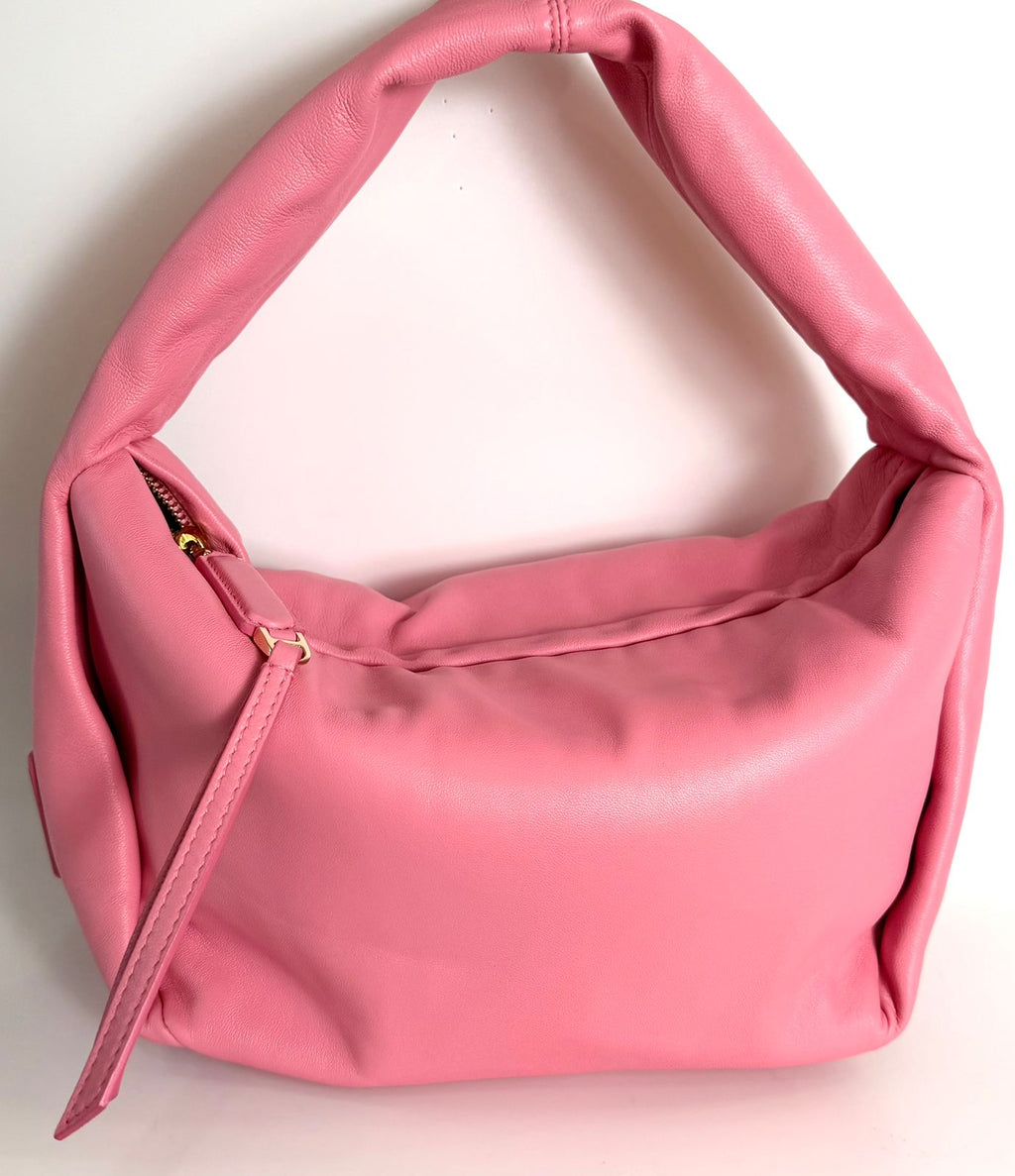 BOTTEGA VENETA CALFSKIN MINI DOUBLE KNOT HANDBAG