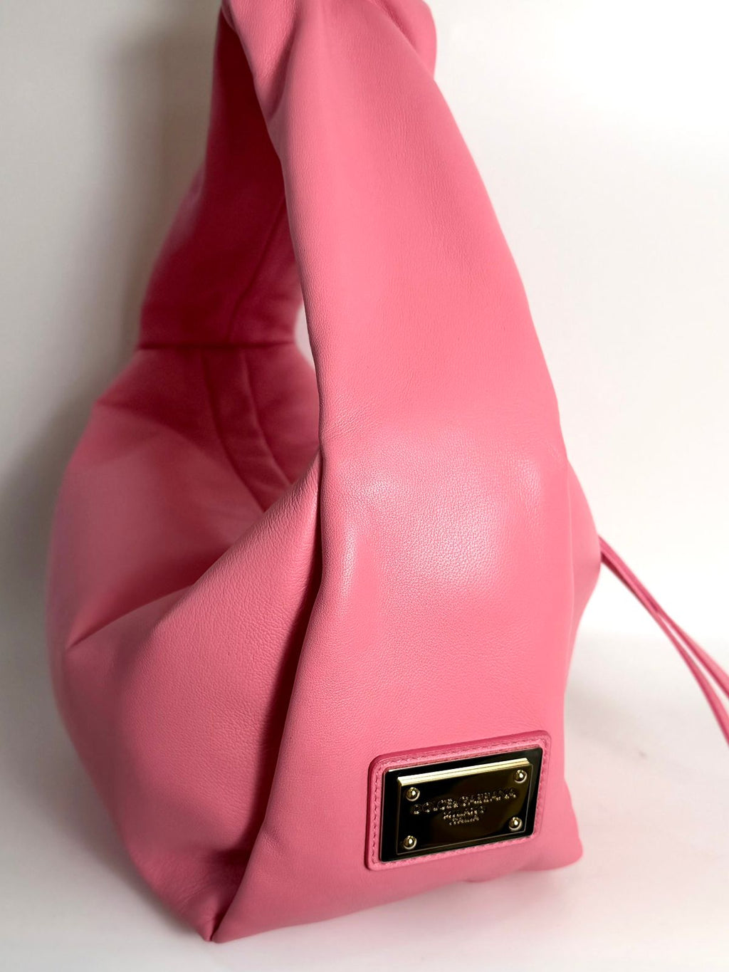 BOTTEGA VENETA CALFSKIN MINI DOUBLE KNOT HANDBAG