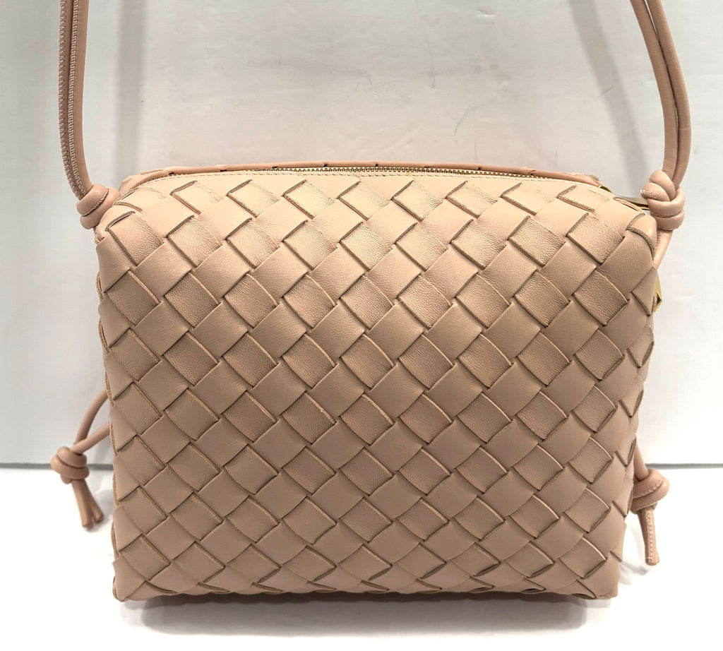 BOTTEGA VENETA NAPPA INTRECCIATO SMALL LOOP CAMERA BAG