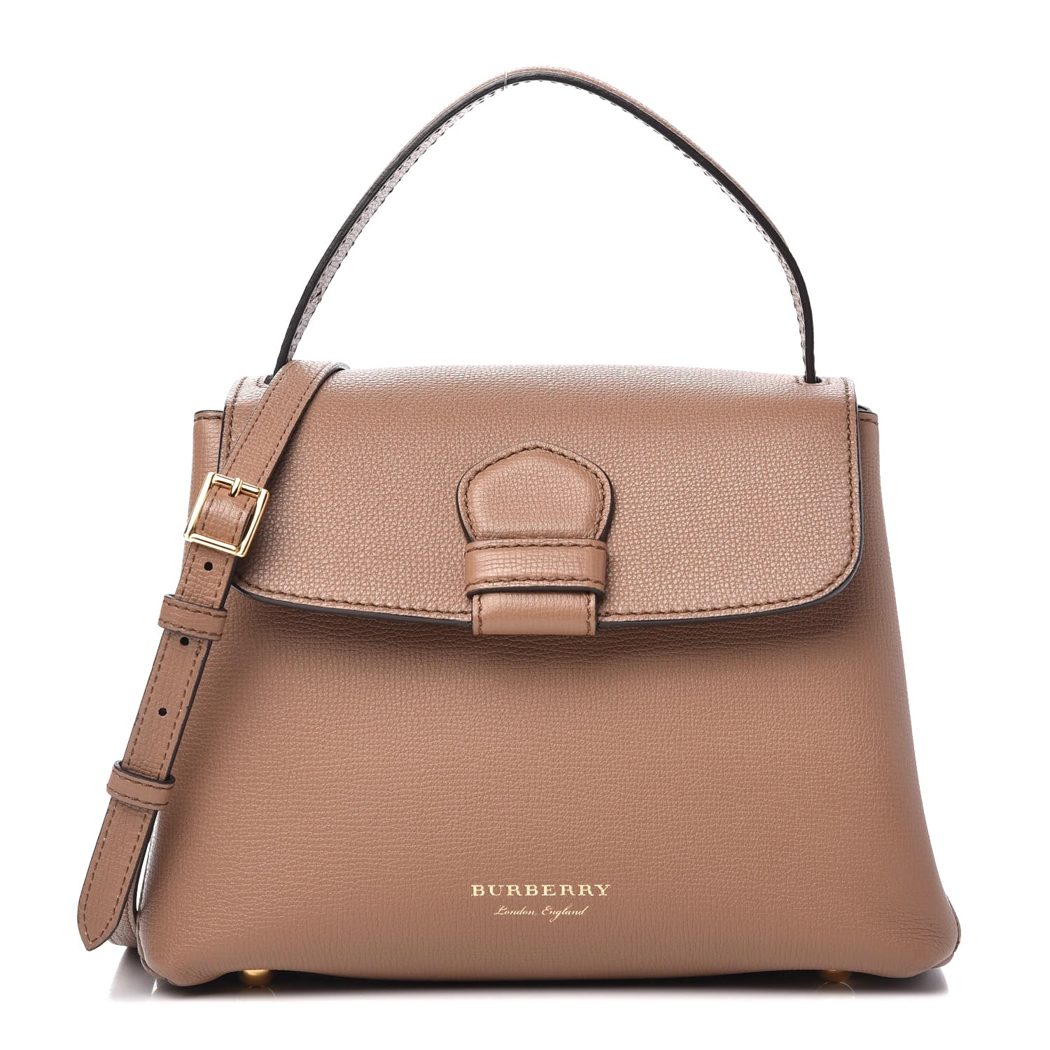 BURBERRY CAMBERLEY CALFSKIN LEATHER SATCHEL BAG