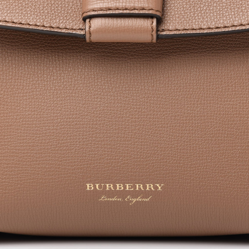 BURBERRY CAMBERLEY CALFSKIN LEATHER SATCHEL BAG