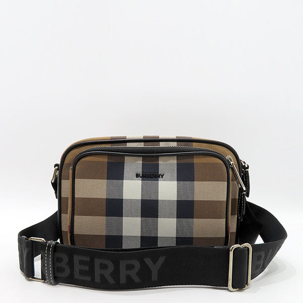 BURBERRY VINTAGE CHECK-CANVAS CROSSBODY BAG