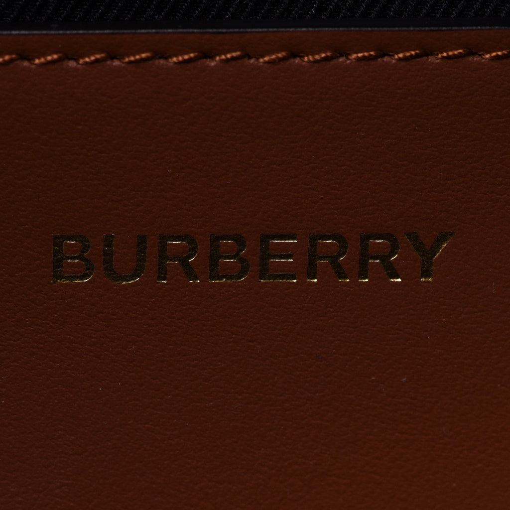 BURBERRY E-CANVAS ICON STRIPE SONNY BUM BAG